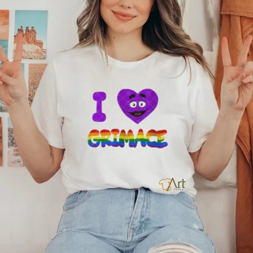 I Love Grimace Pride 2024 Shirt