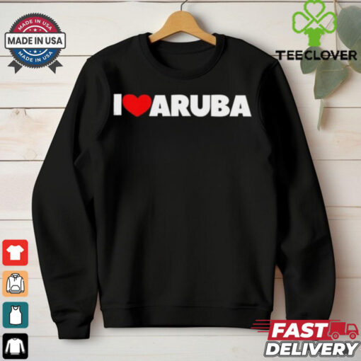 I Love (Heart) Aruba Lover T Shirt