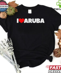 I Love (Heart) Aruba Lover T Shirt