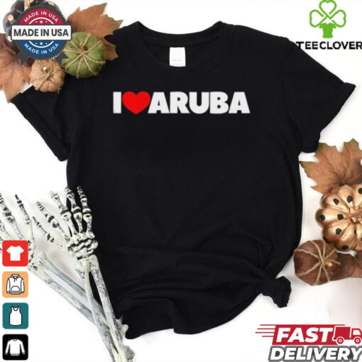 I Love (Heart) Aruba Lover T Shirt