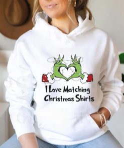 I Love Matching Christmas Shirts