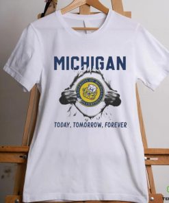 I Love Michigan Wolverines today tomorrow forever hoodie, sweater, longsleeve, shirt v-neck, t-shirt