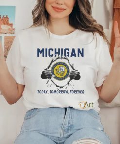 I Love Michigan Wolverines today tomorrow forever hoodie, sweater, longsleeve, shirt v-neck, t-shirt