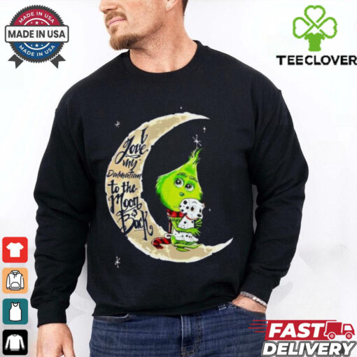 I Love My Dalmatian To The Moon And Back Christmas shirt