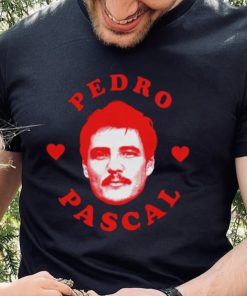Pedro Pascal Movie TV Actor T-Shirt - Show Your Love for the Star! 2 I Love Pedro Pascal Movie TV Actor T Shirt