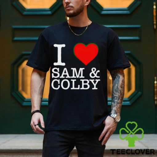 I Love Sam and Colby hoodie, sweater, longsleeve, shirt v-neck, t-shirt