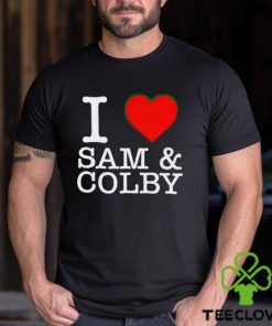 I Love Sam and Colby hoodie, sweater, longsleeve, shirt v-neck, t-shirt