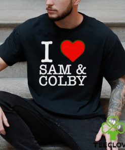 I Love Sam and Colby hoodie, sweater, longsleeve, shirt v-neck, t-shirt