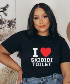 I Love Skibidi Toilet Shirt