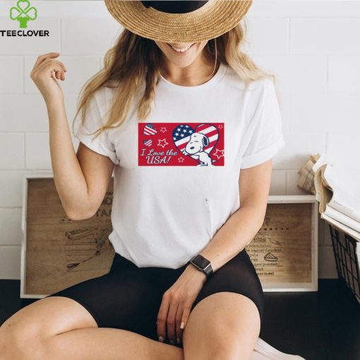 I Love The Usa, Snoopy Memorial Day Shirt