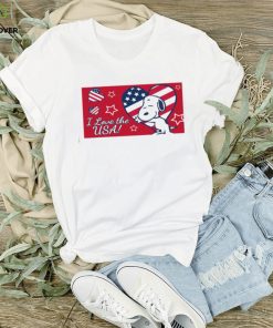 I Love The Usa, Snoopy Memorial Day Shirt