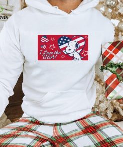 I Love The Usa, Snoopy Memorial Day Shirt