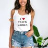 I Love Track Women Shirt