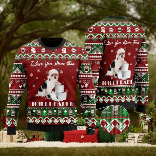 I Love You More Than Toilet Paper Ugly Christmas Sweater For Men & Women
