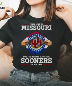 I May Live In Missouri But I’ll Always Have The Oklahoma Sooners In My DNA 2023 shirt 2 I May Live In Missouri But I’ll Always Have The Oklahoma Sooners In My DNA 2023 shirt