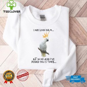 I May Look Calm But In My Head I.ve Pecked You 3 Times Shirt