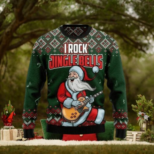 I Rock Jingle Bells Ugly Christmas Sweater