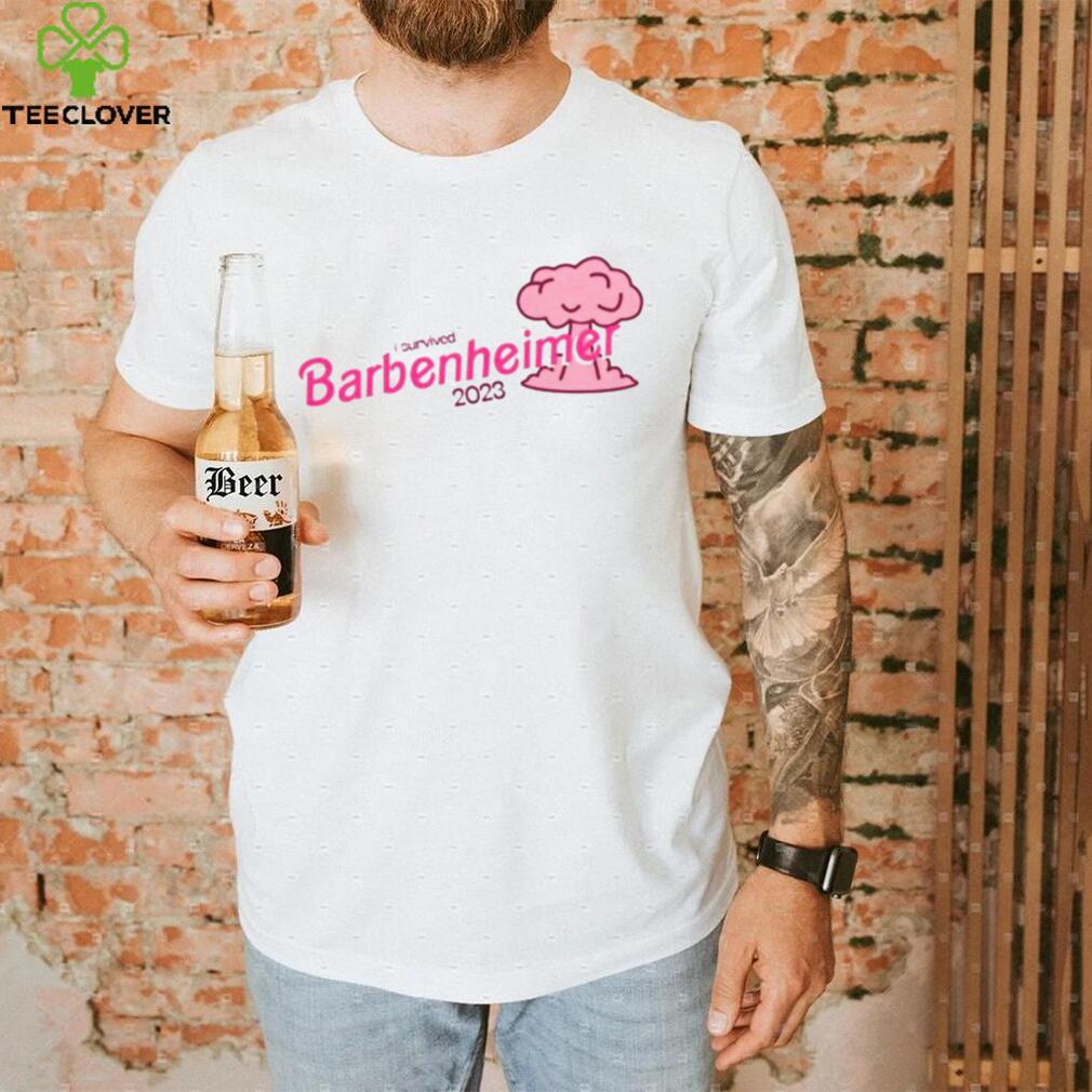 I SURVIVED BARBENHEIMER 2023 BARBIE SHIRT I SURVIVED BARBENHEIMER 2023 BARBIE SHIRT