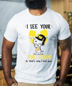 I See Your True Color Snoopy Wu Tang Clan T Shirt