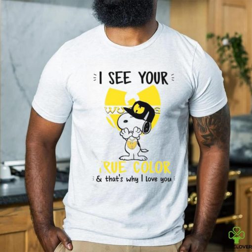 I See Your True Color Snoopy Wu Tang Clan T Shirt