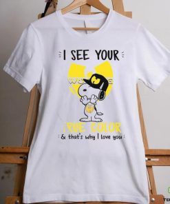 I See Your True Color Snoopy Wu Tang Clan T Shirt