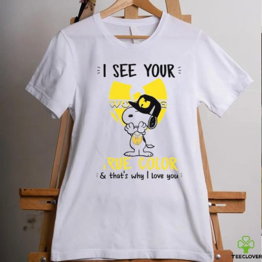 I See Your True Color Snoopy Wu Tang Clan T Shirt