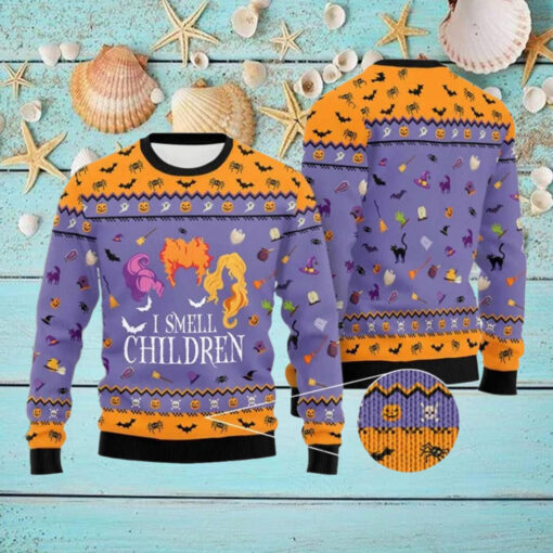 I Smell Children Hocus Pocus Ugly Christmas Sweater