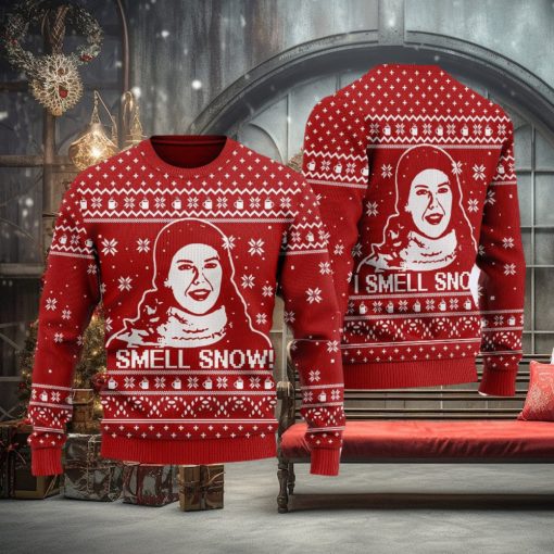 I Smell Snow Quotes 3D All Over Printed US Comedy Movie Ugly Christmas Sweater Gift For Men Women