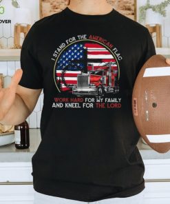 I Stand For The American Flag   Trucker Classic T Shirt