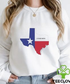 I Stand With Texas Map Shirt