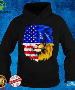 I Stand With Ukraine American USA Flag Support Ukrainian shirt