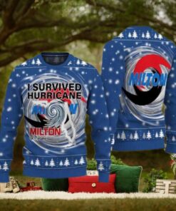 I Survived Hurricane Milton 2024 Ugly Christmas Sweater – Fun and Memorable Holiday Sweater