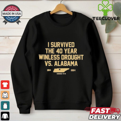 I Survived The 40 Year Winless Drought Vs Alabama 2024 T shirt
