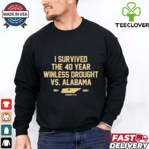 I Survived The 40 Year Winless Drought Vs Alabama 2024 T shirt