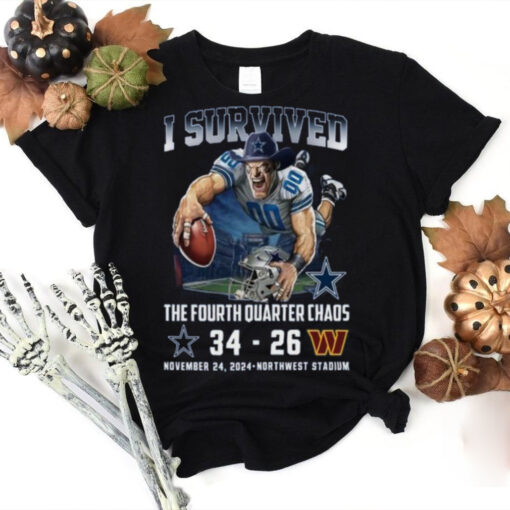 I Survived The Fourth Quarter Chaos T Shirt
