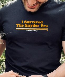 I Survived The Snyder Era 1999 2023 Shirt