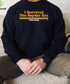 I Survived The Snyder Era 1999 2023 Shirt