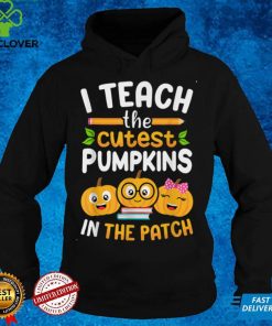 I Teach The Cutest Pumpkins In The Patch Teacher Halloween T Shirt 1