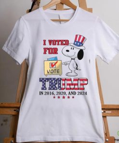 I VOTED FOR TRUMP IN 2016, 2020 AND 2024 Unisex T Shirt