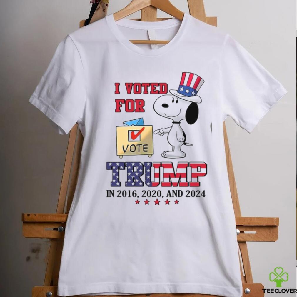 I VOTED FOR TRUMP IN 2016, 2020 AND 2024 Unisex T Shirt