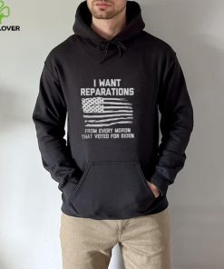 I WANT REPARATIONS FOR EVERY MORON THAT VOTED FOR BIDEN 2024 SHIRT