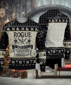 I Walk Silently Quotes 3D AOP US Movie Ugly Christmas Sweater Jumper