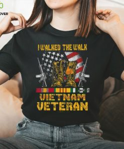 I Walked The Walk Vietnam Veteran Shirt