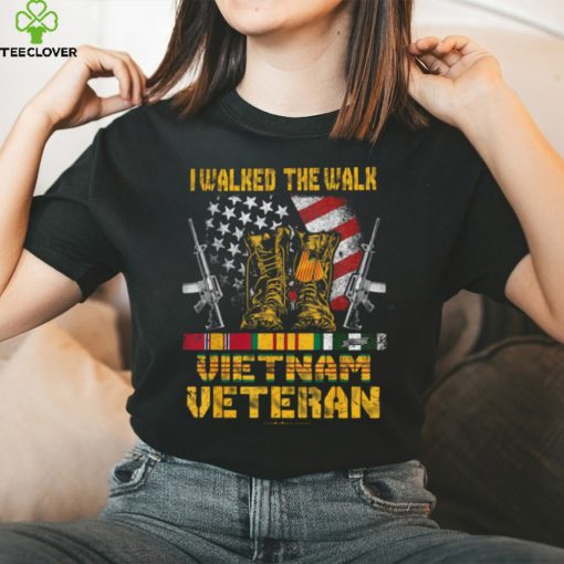 I Walked The Walk Vietnam Veteran Shirt