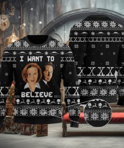 I Want To Believe Ugly Christmas Sweater