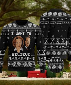 I Want To Believe Ugly Christmas Sweater