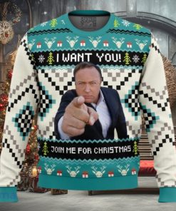 I Want You Alex Jones Ugly Christmas Sweater Unique Gift For Men And Women