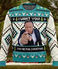 I Want You Alex Jones Ugly Christmas Sweater Unique Gift For Men And Women