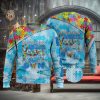 NFL Detroit Lions Golden Skull Christmas Ugly Sweater