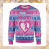 I Wear Pink For My Wife Breast Cancer Awareness Sweater For Men And Women All Over Print Sweater Christmas Gift 2021